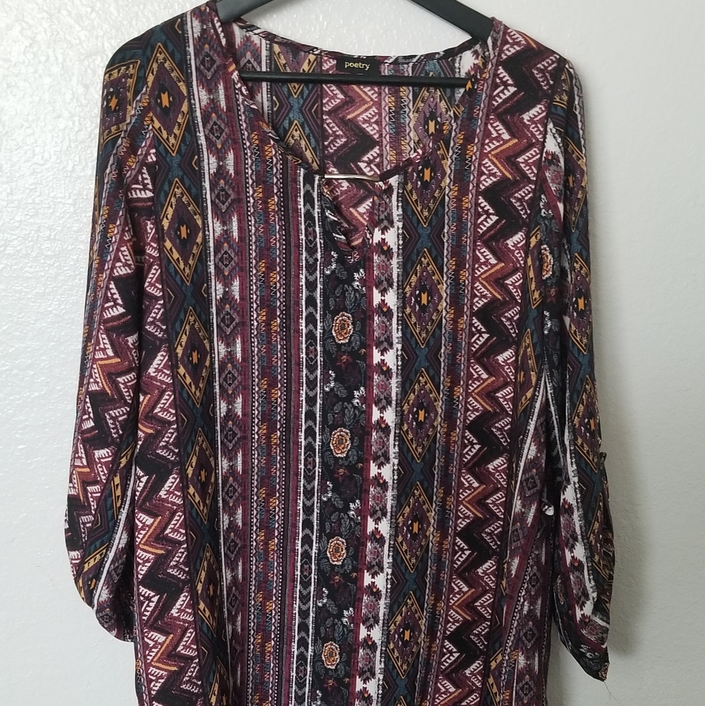 Flowy Patterned Dress